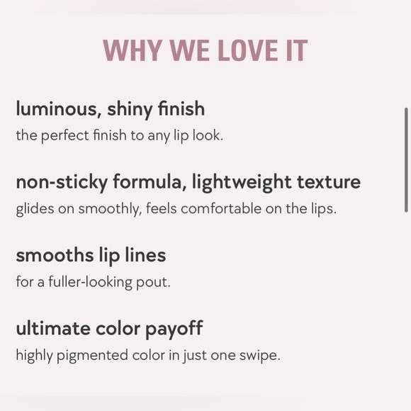 Kylie Cosmetics Lip Shine Lacquer in color 90’s Baby - Picture 3 of 7